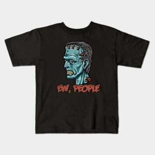 Ew People Monster Face Kids T-Shirt